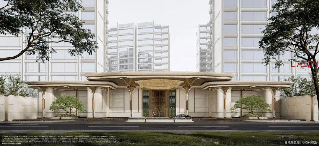 保利金沙天曜意境想象图，图源@保利在四川